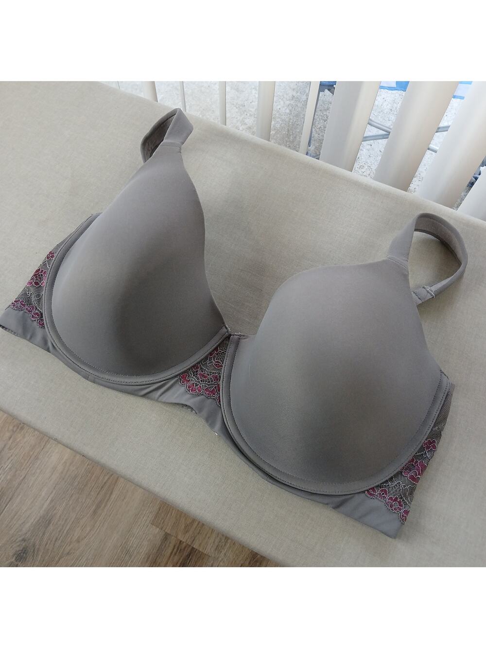 Leading Lady Brigitte Lace Lightly Padded Underwire T-Shirt Bra 38DDD Style 5214